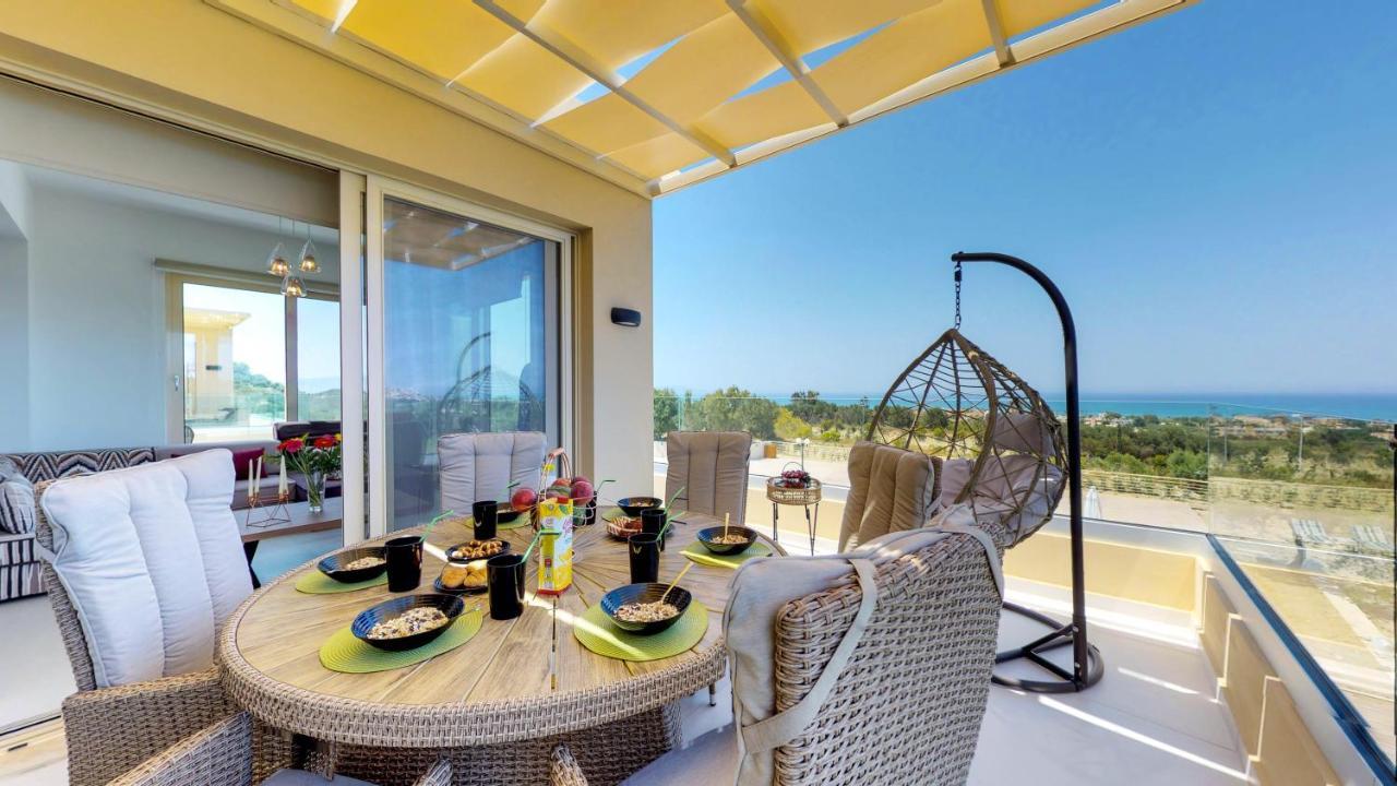 Liberty & Freedom Luxury Villas Platanias  Bagian luar foto